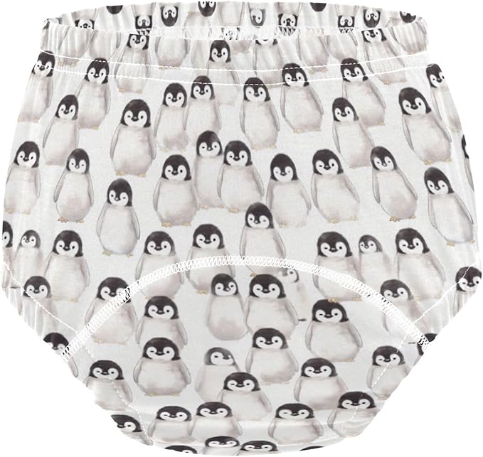 Little Boys Underwear Potty Training Absorb Water Bed Wetting Underpants for Toddler 3T Cute Baby Penguins