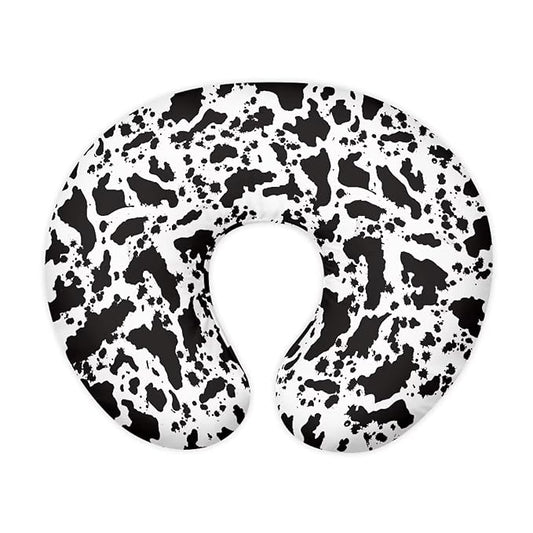 Black and White Cow Nursing Pillow Cover Slipcover Soft Maternity Breastfeeding Newborn Infant Feeding Cushion Cover Machine Wash & Quick Dry