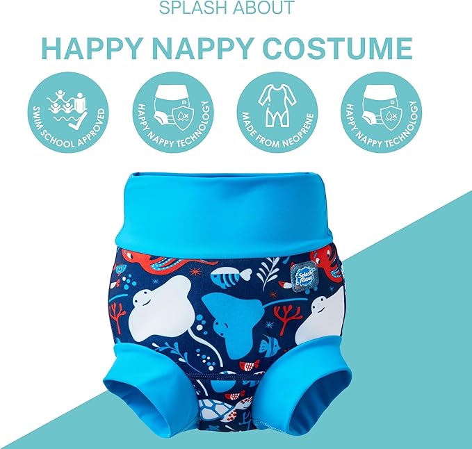 Splash About Happy Nappy Duo, Under The Sea, 6-12 Months