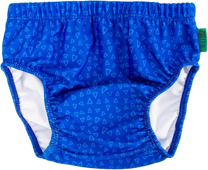ZOOCCHINI Baby & Toddler Pack of 2 Reusable Swim Diapers – Waterproof with UPF 50+ Sun Protection, Chlorine & Salt Water Resistant, Leakproof Design, Medium 12-24 Months, Devin the Dinosaur
