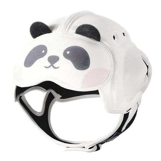 Baby Safety Helmet, Breathable Baby Head Protector for Crawling and Walking, Infant Soft Helmet, Anti-Collision, Ultra-Lightweight, Expandable and Adjustable Age 6m-24m (Raccoon-Brown)