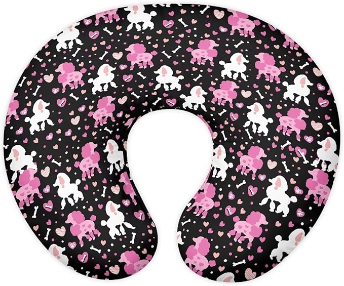 Poddle Dog Nursing Pillow Cover for Newborn Breastfeeding Pillow Slipcover Hidden Zipper Design Nursing Pillow Case U-Shaped Soft and Skin-Friendly