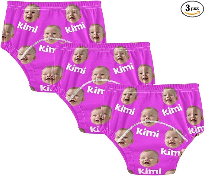 Joko Ivery 1 Fuchsia Custom Potty Training Pants Soft Traning Potty Panty for Boys Girls Toddlers 2T 3Pcs