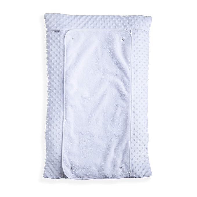 Clair de Lune Dimple Luxury Changing Mat (White)