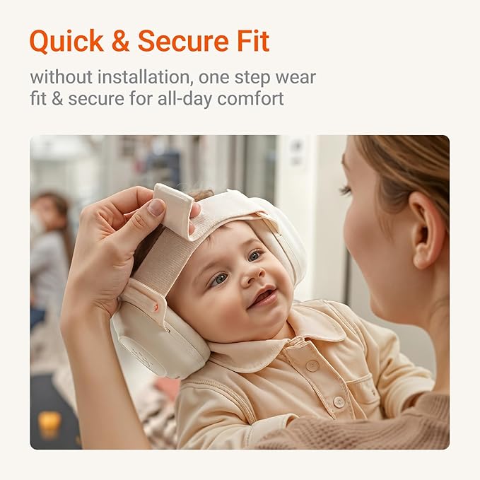 MAMAZING Baby Ear Muff for Newborns & Toddlers 3-48 Months, 25dB Noise Cancelling Headphones for Airplane, Party and Firework