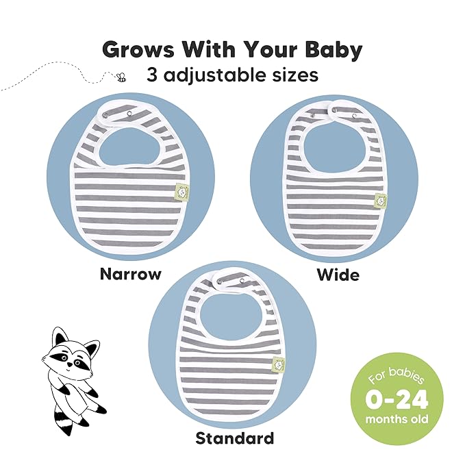 KeaBabies Portable Diaper Changing Pad and 8-Pack Baby Bibs for Girls & Boys - Waterproof Foldable Baby Changing Mat - Teething Baby Bibs for Boy, Girl - Travel Diaper Change Mat