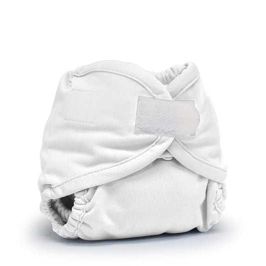 Kanga Care Rumparooz Double Leg Gusset Reusable Cloth Diaper Cover Newborn Aplix Fluff 4-15lbs