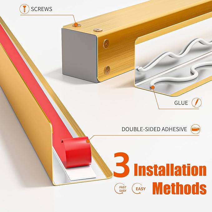 304 Stainless Steel Wall Corner Guards (10, Golden, 2x2x48 Inches)