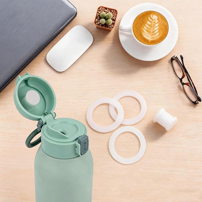 Bottle Warmer Replacement Parts for Momcozy, 3 Seal Rings 1 Stopper BPA-Free Silicone Bottle Warmer Accessories Compatible with Momcozy 17oz/500ml Portable Bottle Warmer