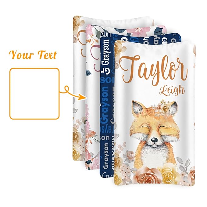 Custom Changing Pad Cover Set - Jersey Knit Comfy CozyUltra Soft Unisex Diaper Changing Table Covers with Personalized Name for Baby Boys Girls - Waterproof Ultra Soft 4 Pcs Set Style05