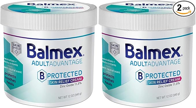 Balmex Adult Care Rash Cream 12 oz - Pack of 2