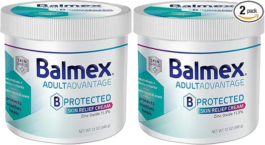 Balmex Adult Care Rash Cream 12 oz - Pack of 2