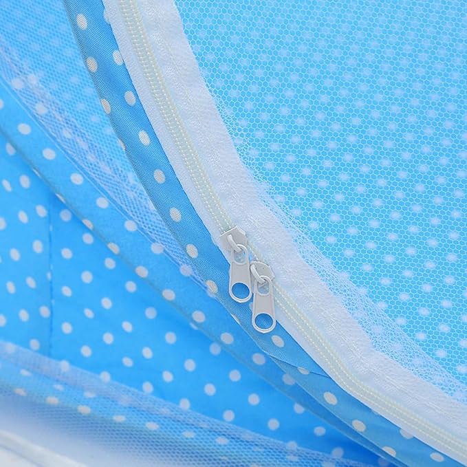 Tefola Baby Mosquito Net, Folding Crib Netting Baby Bedding Portable Comfortable Environment Foldable Storage for Children Summer Supplies