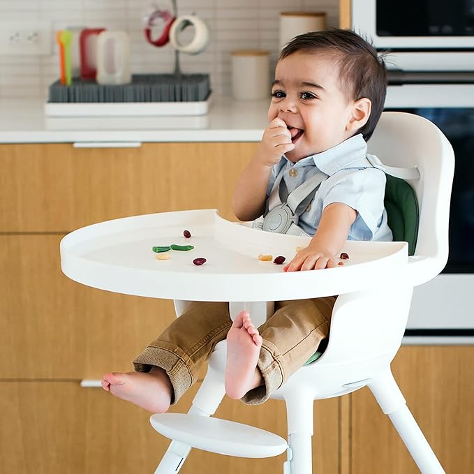 Boon Grub Extra High Chair Tray - Dishwasher Safe, White