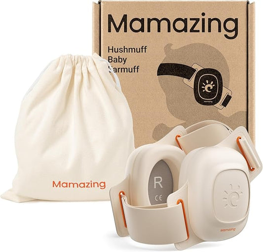 MAMAZING Baby Ear Muff for Newborns & Toddlers 3-48 Months, 25dB Noise Cancelling Headphones for Airplane, Party and Firework