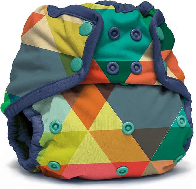 Kanga Care Rumparooz Double Leg Gusset Reusable Cloth Diaper Cover One Size Snap | Finn 6-35 lbs