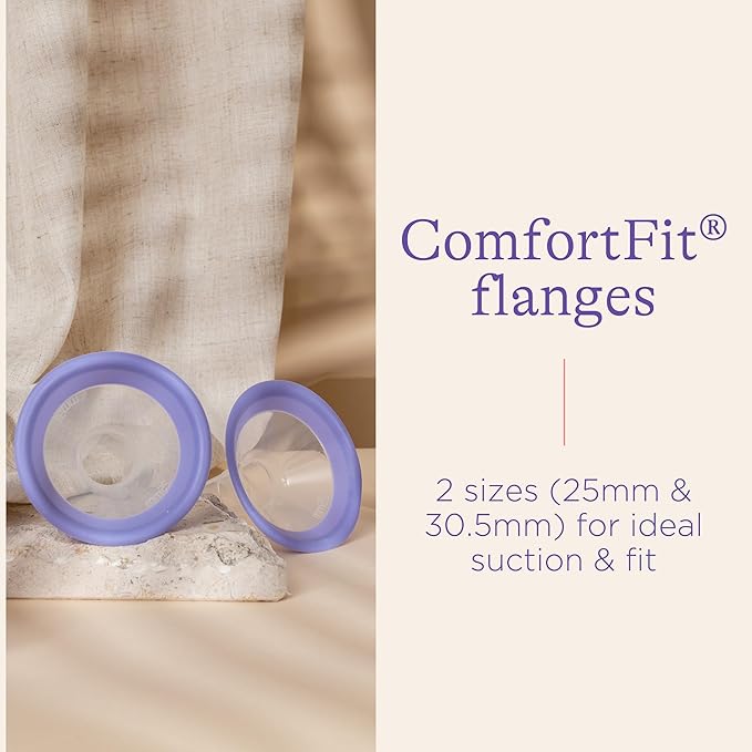 Lansinoh Manual Breast Pump, Hand Pump with Comfortable Flange, Includes 5oz Baby Bottle with Slow Flow Nipple, Breastfeeding Essentials (Pack of 6)