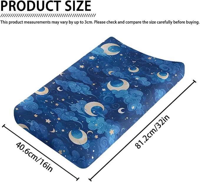 Changing Pad Covers for Boys Girls Carddle Sheet Set for Baby Boys Girls Breathable & Washable Cover