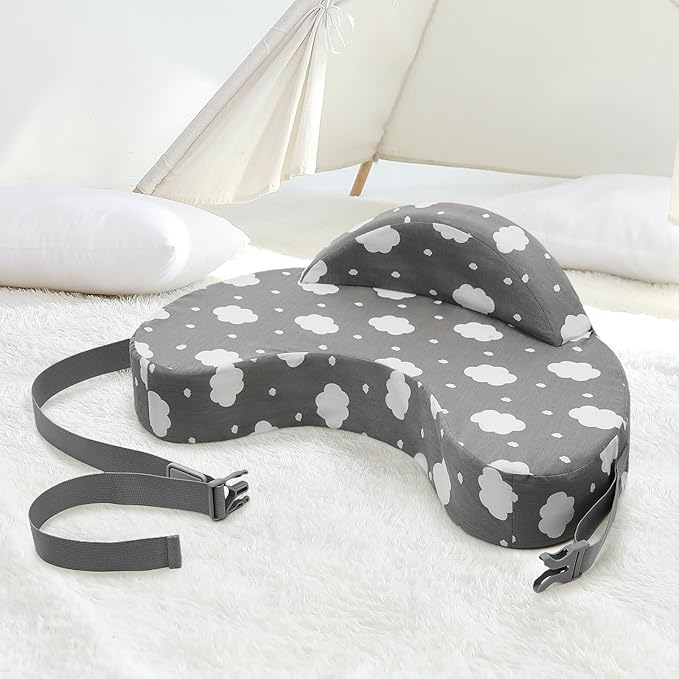 Momcozy Nursing Pillow Cover for Memory Foam Pillow- Pioneering Safety Fence - Plus Size Breastfeeding Pillow for Ergonomic Comfort & Support-Easier and Healthier Nursing, Cotton Cover Only