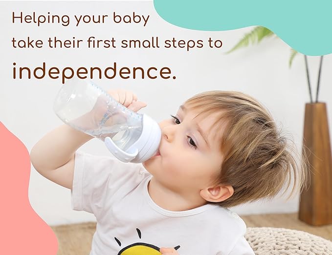Baby Bottle Handles for Philips Avent Natural Baby Bottles, Compatible Avent Bottle Holder for Baby, 2 Count