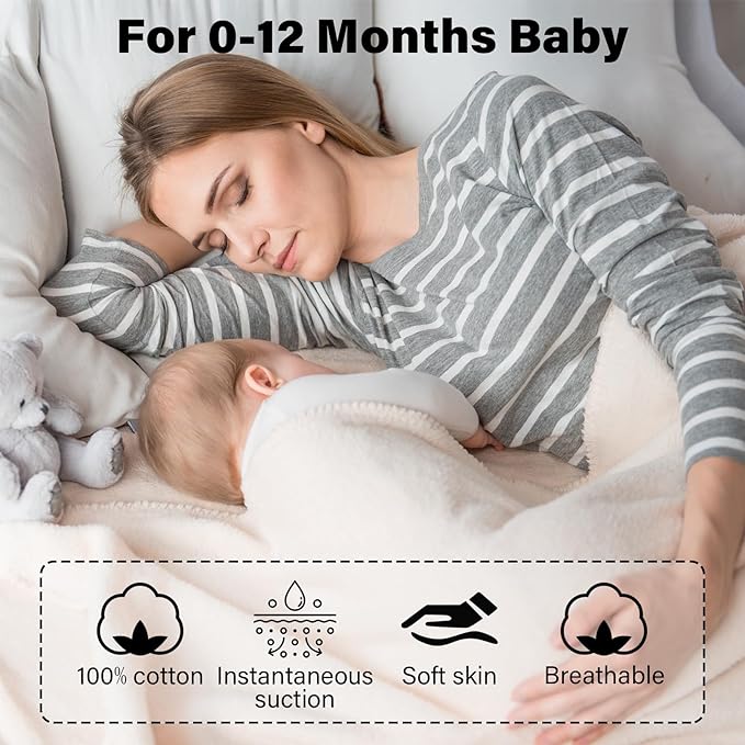 Muslin Baby Burp Washable Cloths Sets for Girl Boy Large, 8 Pack 100% Cotton Burp Clothes Absorbent Easy to Dry for Newborn Unisex 20 x 10 Inches(Khaki)