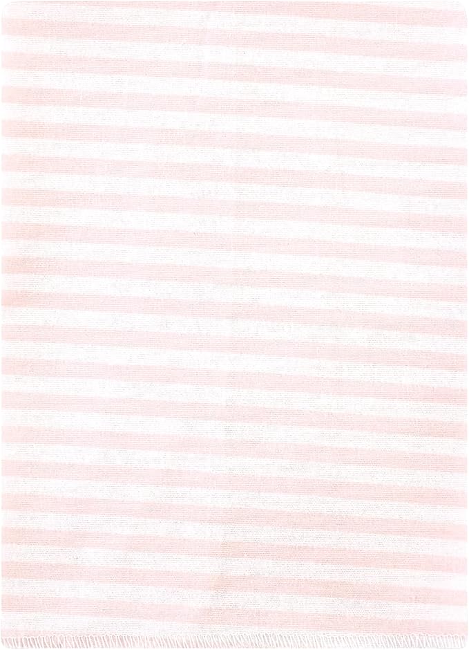 Hudson Baby Unisex Baby Cotton Flannel Burp Cloths Bundle, Pink Bows, One Size