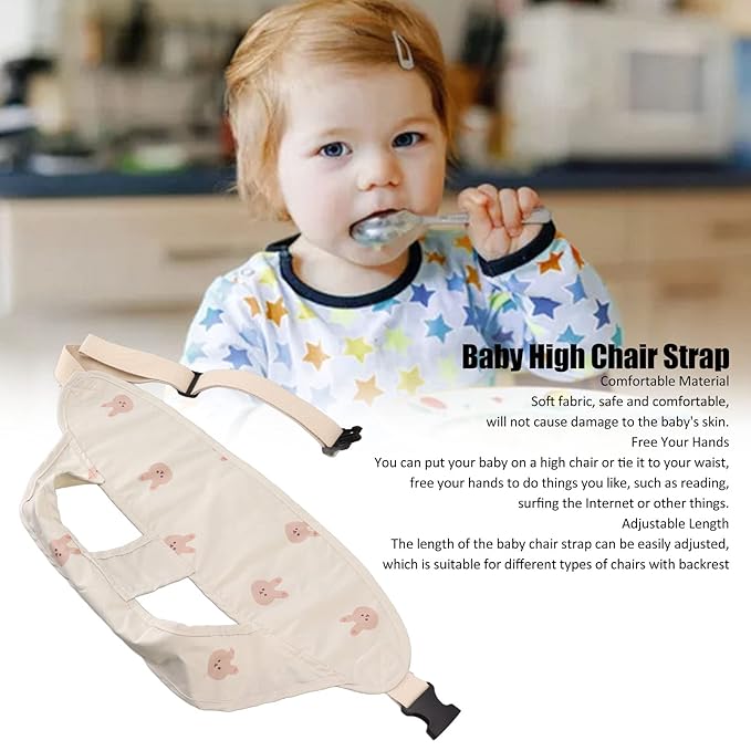 Harness Safety Strap,Baby High Chair Strap Soft Comfortable Portable Universal Safety Harness Belt for Outdoor Home (Type 1)