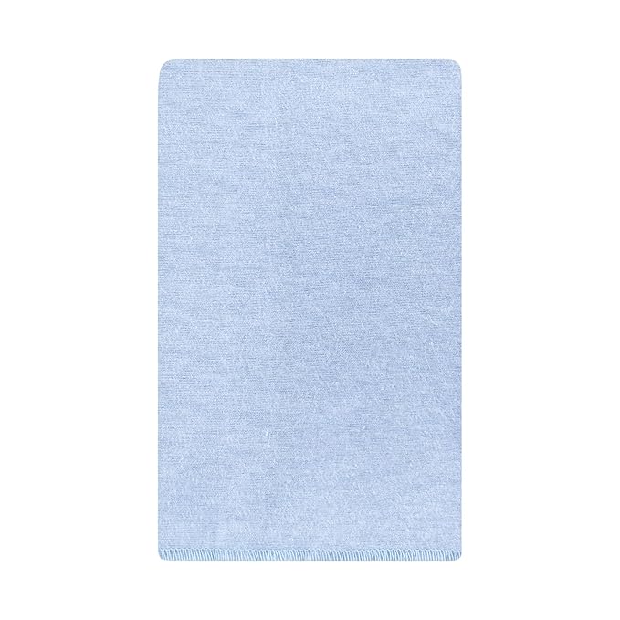 Hudson Baby Unisex Baby Cotton Flannel Burp Cloths, Unicorns Rainbows 10 Pack, One Size