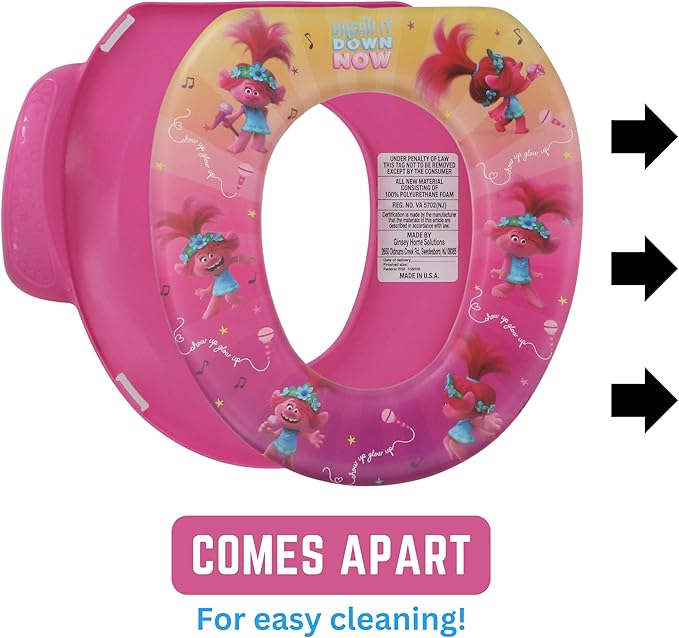 NBC Universal Trolls Soft Potty Seat