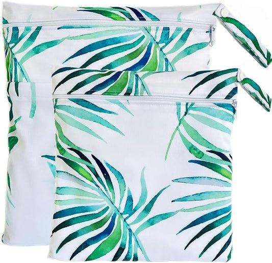 TRASUN Wet bag (Holiday Style, 2 pack, Leaf 5)