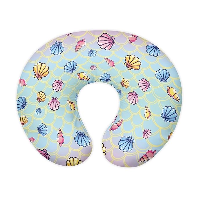 Colorful Shell Pillow Cover for Infant Snug, Removable Soft Breastfeeding Pillow Slipcover, Durable Neutral Breastfeeding Pillow Cover
