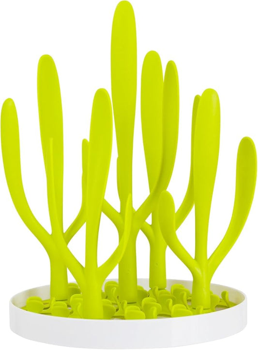 Boon Sprig Countertop Baby Bottle Drying Rack - Nature Inspired Upright Bottle Rack Dryer -Upright Drying Rack for Bottles and Baby Accessories - Baby Bottle-Feeding Supplies