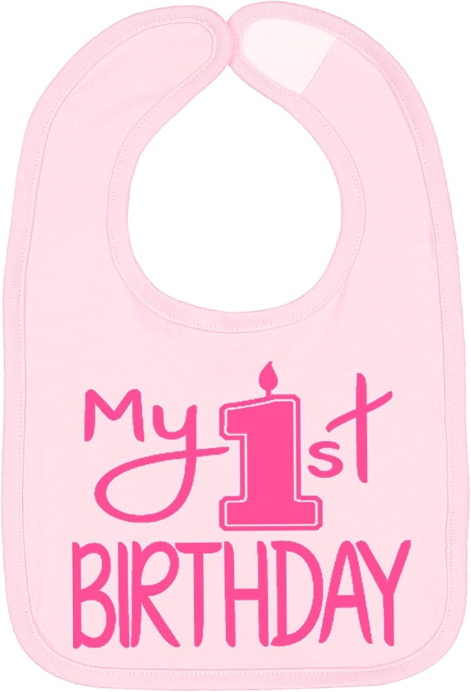 Aiden's Corner Handmade Cute Baby Boy Girl First Birthday Smash Cake Bibs My 1st Birthday Bib