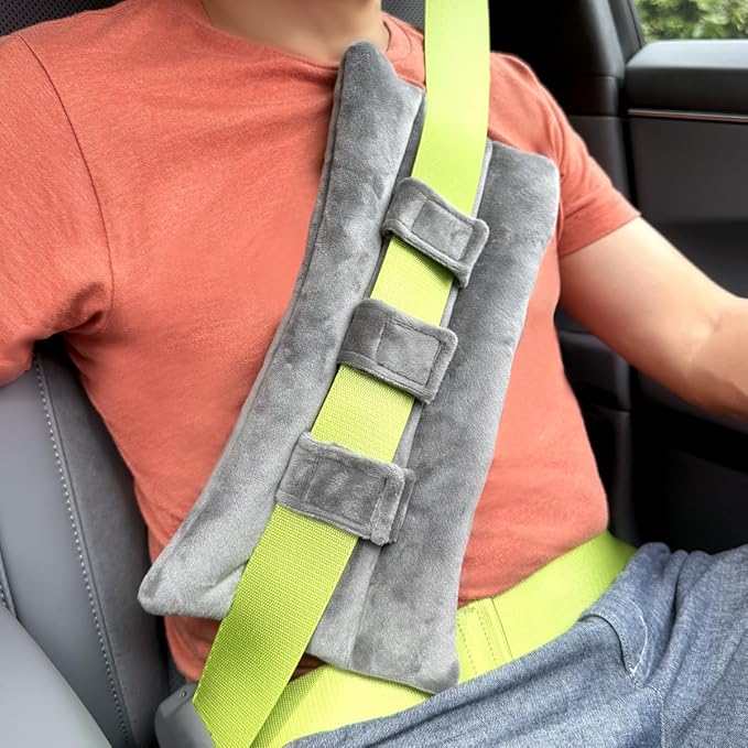 Seat Belt Pillow Post Surgery- Seatbelt Pillows for Post-Surgery, Chemo Port Pillow for Seat Belt, Port Pillows for Chemo Patients Seatbelt, Seatbelt Cushion for Heart Surgery Recovery