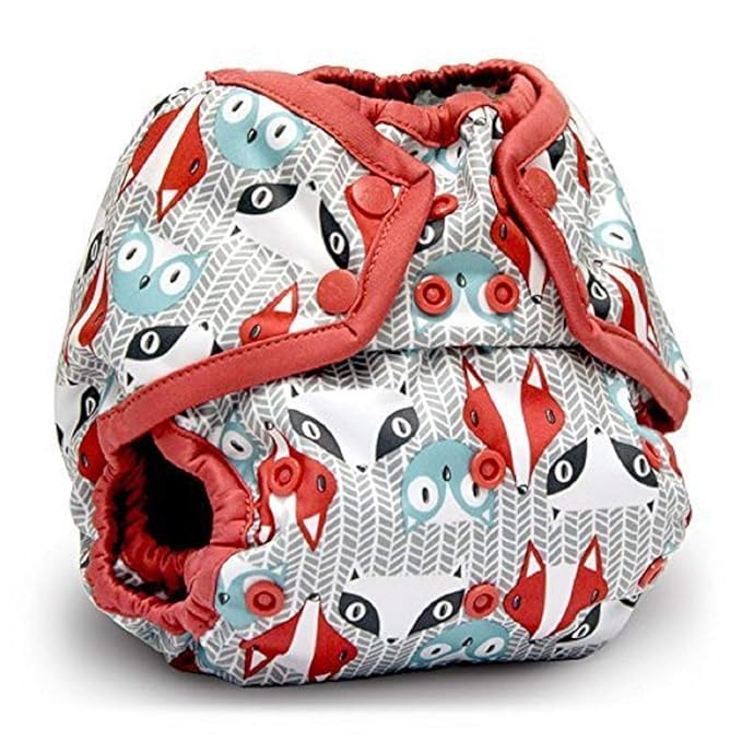 Kanga Care Rumparooz Double Leg Gusset Reusable Cloth Diaper Cover One Size Snap | Clyde 6-35 lbs