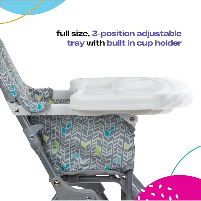 Cosco Kids Simple Fold High Chair, Lula