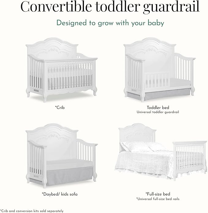 Evolur Toddler Guard Rail, Frost