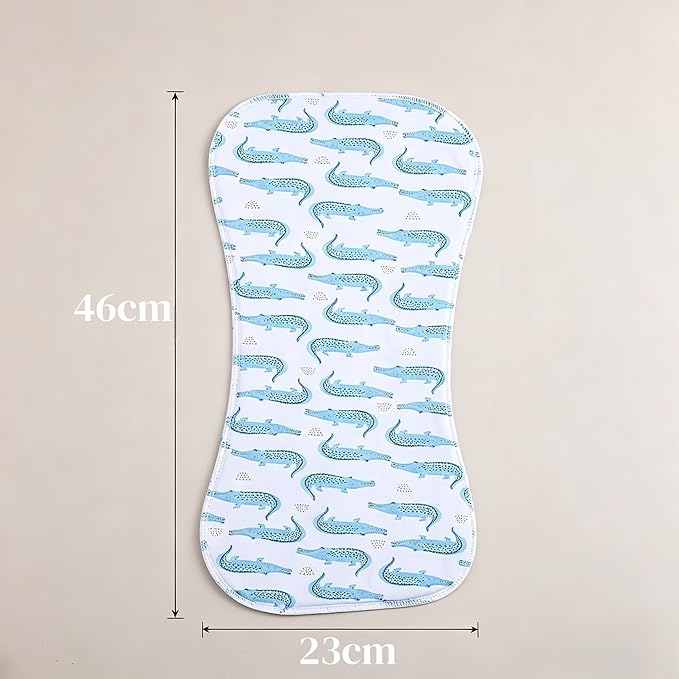 Baby Burp Cloths, Soft Absorbent Towel, Unisex, Easy to Use, 5 Pack (Multi-cjl)