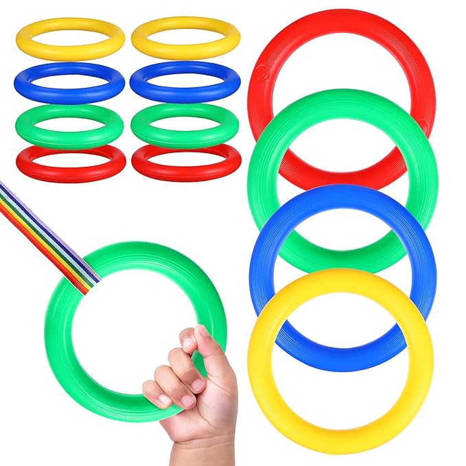 Toyvian Preschool Walking Rope with Handles Detachable Safety Line for Toddlers Kids Daycare Kindergarten Anti-Lost Traction Rope 12 Pcs Set