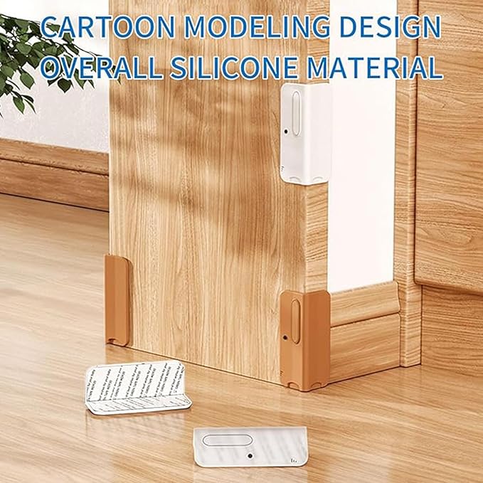 INCREWAY 12 PCS White Baseboard Corner Blocks Silicone Self Adhesive Safety Corner Cushion Baby Proofing Edge Guard Protectors for Furniture Wall Base