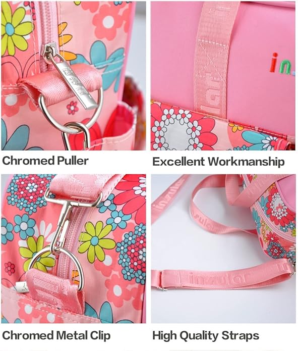 Kamay's Mummy Shoulder Bag Diaper Bag Chic Nappy Changing Bag Tote/Messenger Style Large with Changing Mat, Adjustable Straps