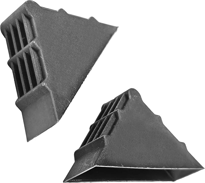 Triangle Corner Guards 40Pcs, Fit for 0.6 Inch Thickness, Plastic Angle Covers Protectors for Picture Frame Wood Boards Shelves Glass Mirror Furniture, 1.89 x 1.89 x 0.65 Inch