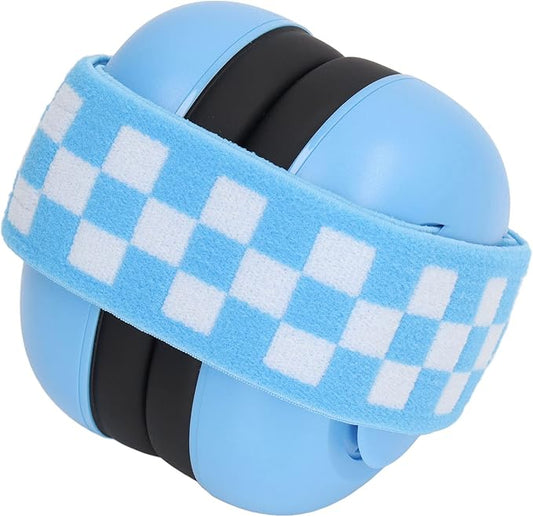 SUNGOOYUE Noise Cancelling Infant Ear Muff, Soft Padded Design Baby Earmuff Ear Protection Headphones with Elastic Headband(Blue)