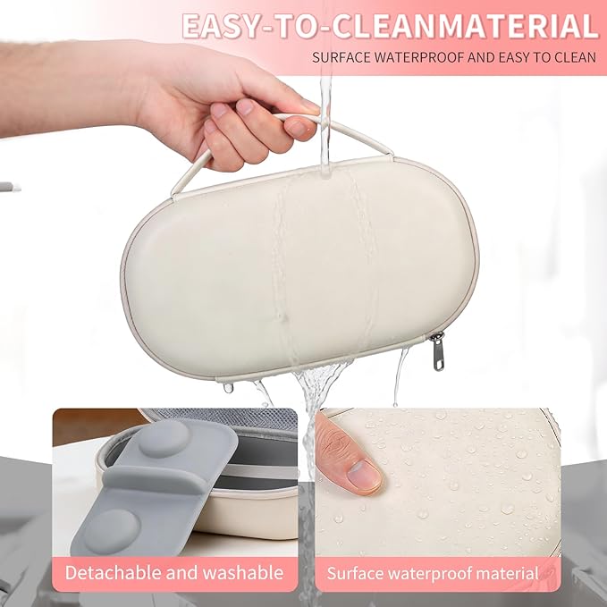 Wearable Breast Pump Bag, Carrying Case Compatible with Eufy Breast Pump, Portable Breast Pump Storage Bag for Momcozy Willow Medela and Most Breast Pumps, Hold 2 Pumps, Ideal for Going Out and Travel