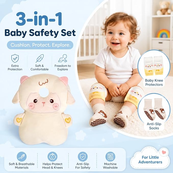 Baby Walker Head Protector BackpackToddler Adjustable Baby Head Protection Backpack (Style I)