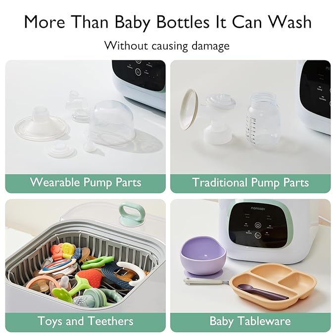 Momcozy KleanPal Pro Baby Bottle Washer & Momcozy KleanPal Pro Air Filter Replacement