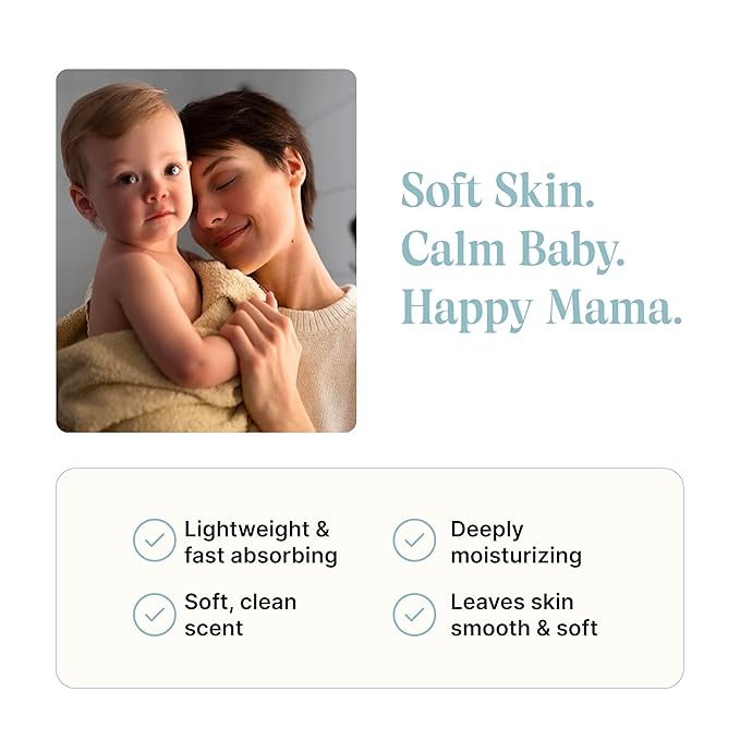 Lhamour Baby Balm 100% Natural Hand Made, 3.53oz Diaper Rash Cream for Baby with Organic Shea Butter, Beeswax, Coconut, Olive, Carrot Oils – Soothing All Purpose Oinment for Sensitive Baby Skin