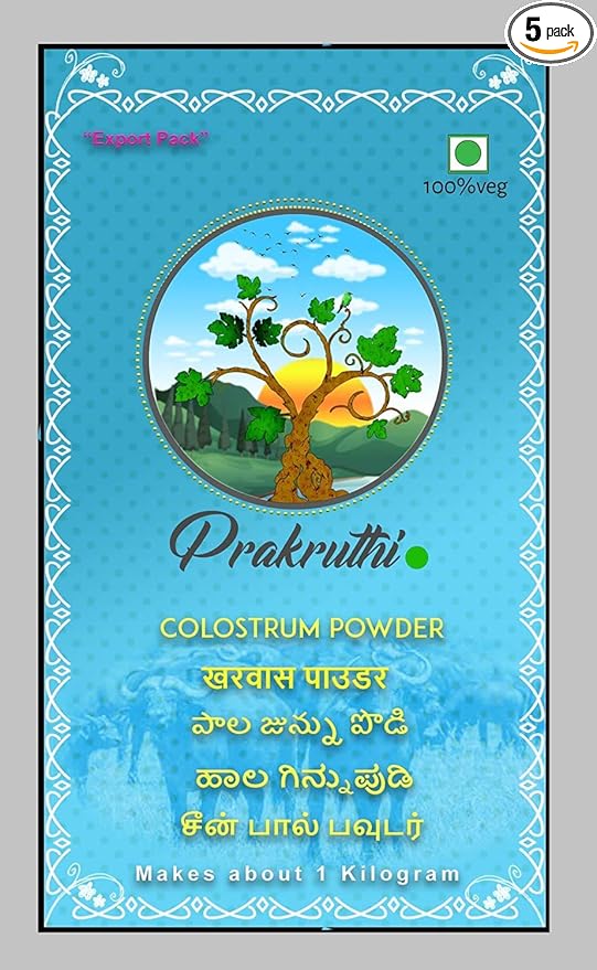 Prakruthi Colostrum Milk Junnu Powder Pack of 5