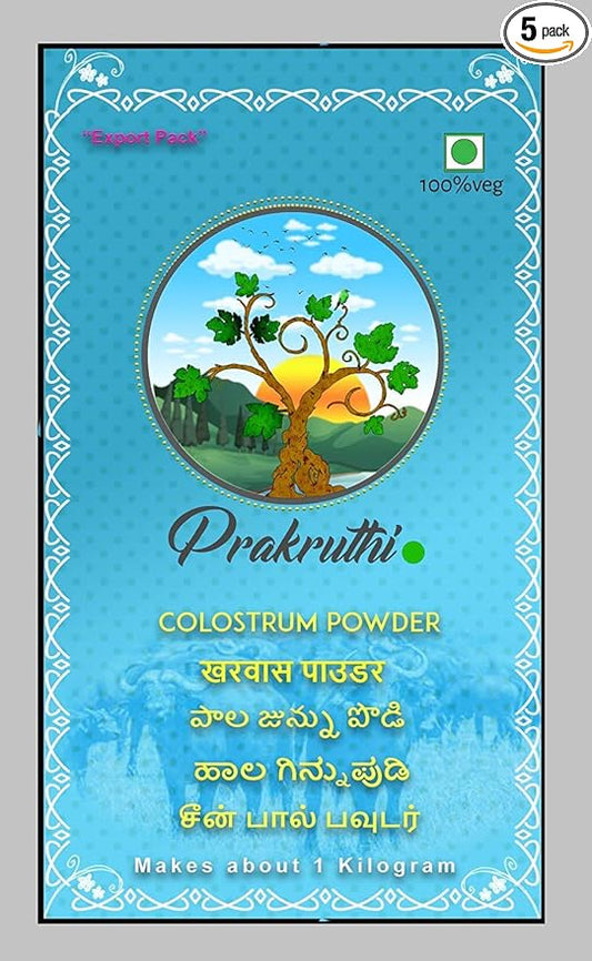 Prakruthi Colostrum Milk Junnu Powder Pack of 5