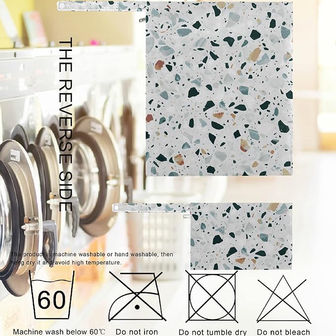 visesunny Venetian Style Natural Stone Granite Quartz Marble Pattern 2Pcs Wet Bag with Zippered Pockets Washable Reusable Roomy for Travel,Beach,Pool,Daycare,Stroller,Diapers,Dirty Gym Clothes, Wet Sw
